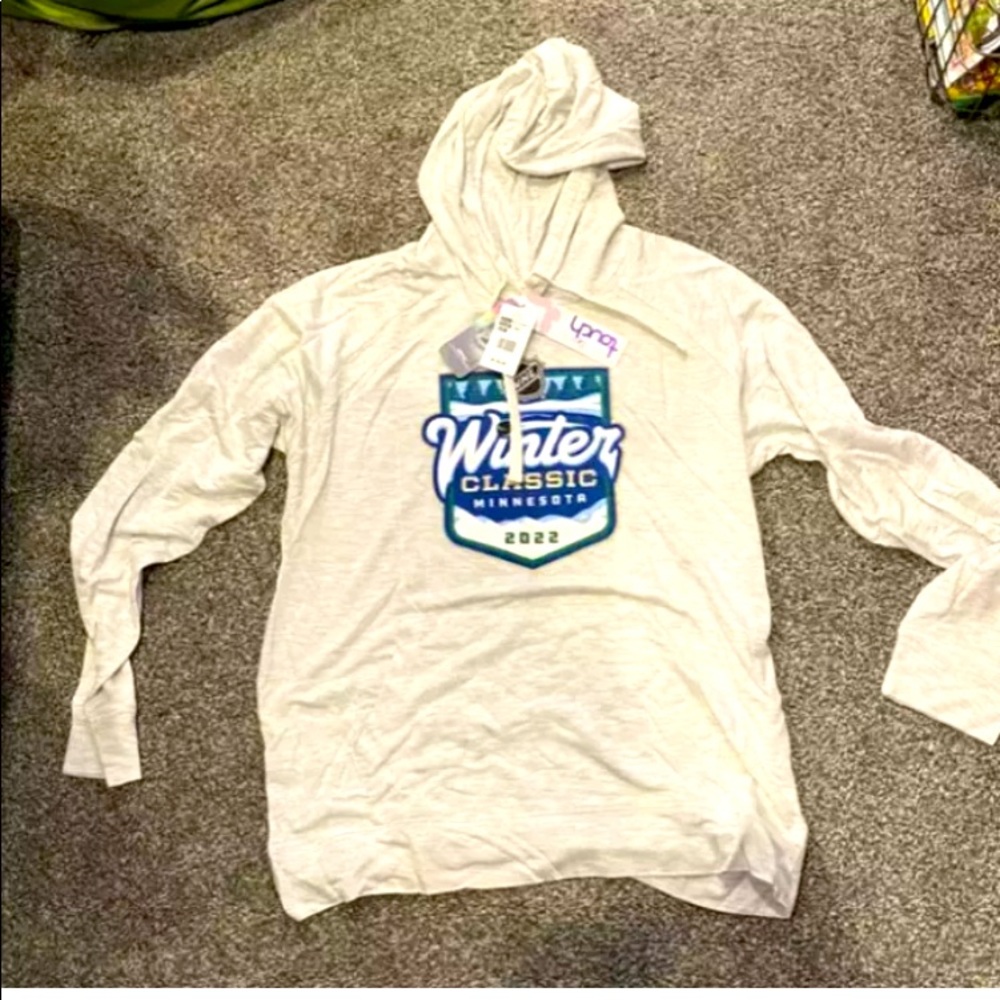 Touch Women's Hooded Long Sleeve NHL T-Shirt Minnesota Wild Winter Classic